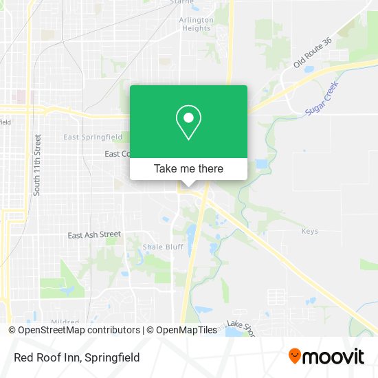 Red Roof Inn map