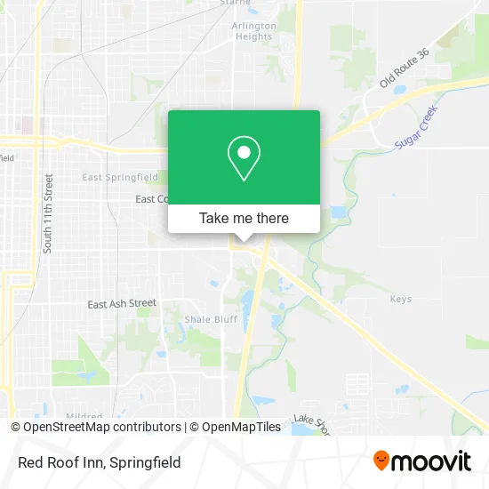 Mapa de Red Roof Inn