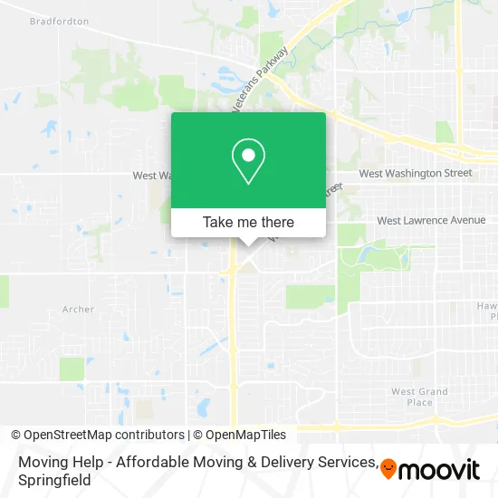 Mapa de Moving Help - Affordable Moving & Delivery Services
