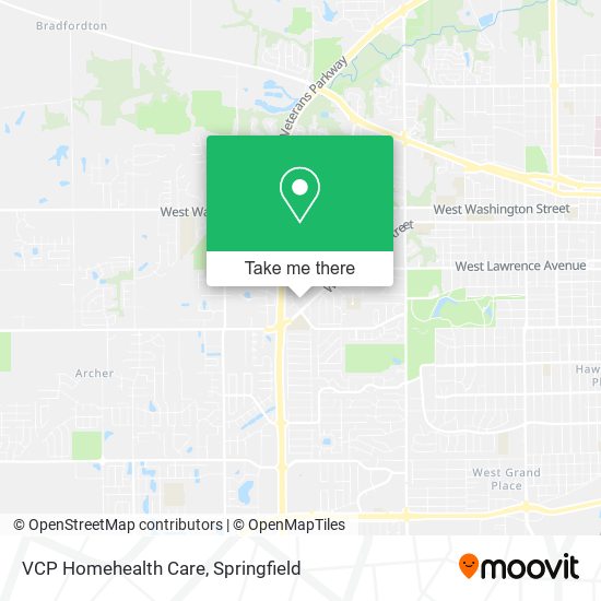 VCP Homehealth Care map