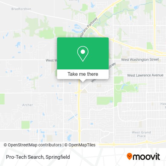 Pro-Tech Search map