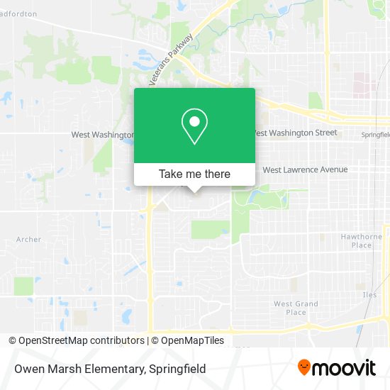 Owen Marsh Elementary map