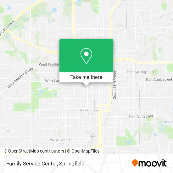 Family Service Center map