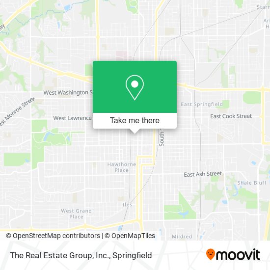 The Real Estate Group, Inc. map