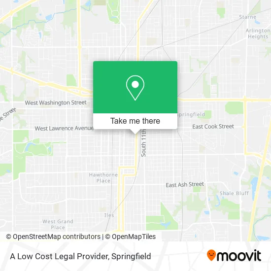 Mapa de A Low Cost Legal Provider