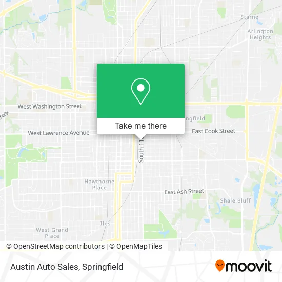 Austin Auto Sales map