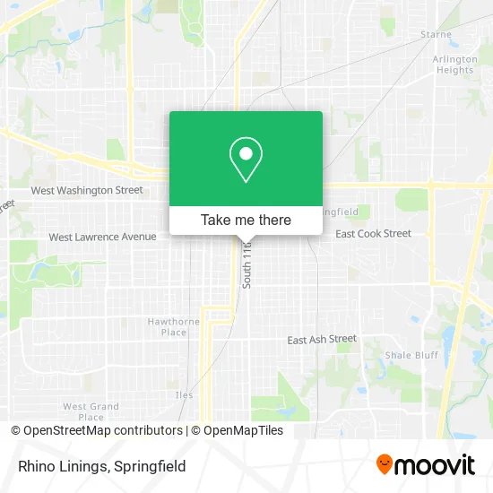 Rhino Linings map