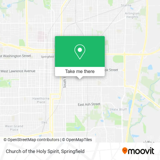 Church of the Holy Spirit map