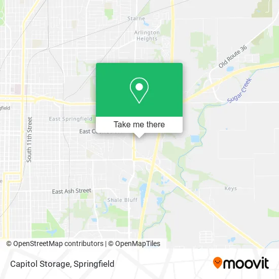 Mapa de Capitol Storage