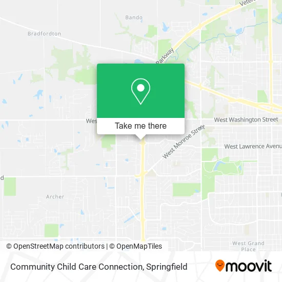 Community Child Care Connection map