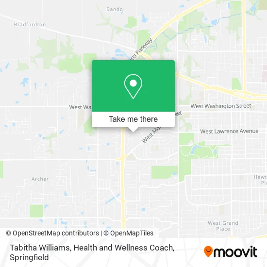 Tabitha Williams, Health and Wellness Coach map
