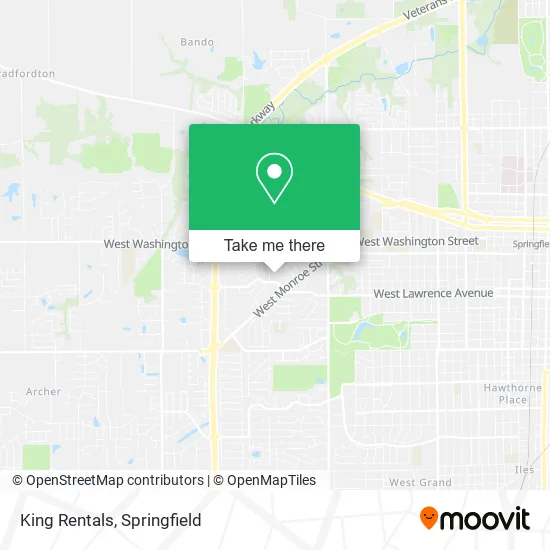 Mapa de King Rentals
