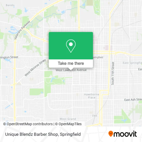 Mapa de Unique Blendz Barber Shop