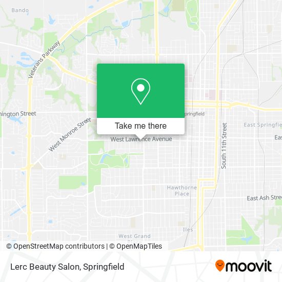 Lerc Beauty Salon map