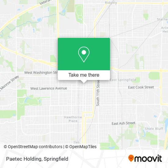 Mapa de Paetec Holding