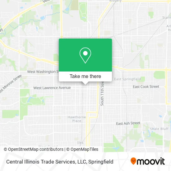 Mapa de Central Illinois Trade Services, LLC