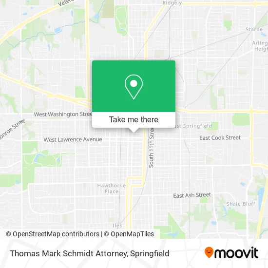 Mapa de Thomas Mark Schmidt Attorney