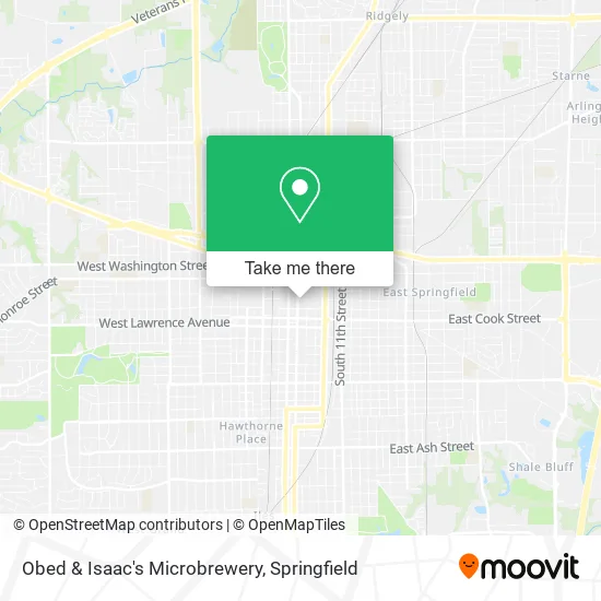 Obed & Isaac's Microbrewery map
