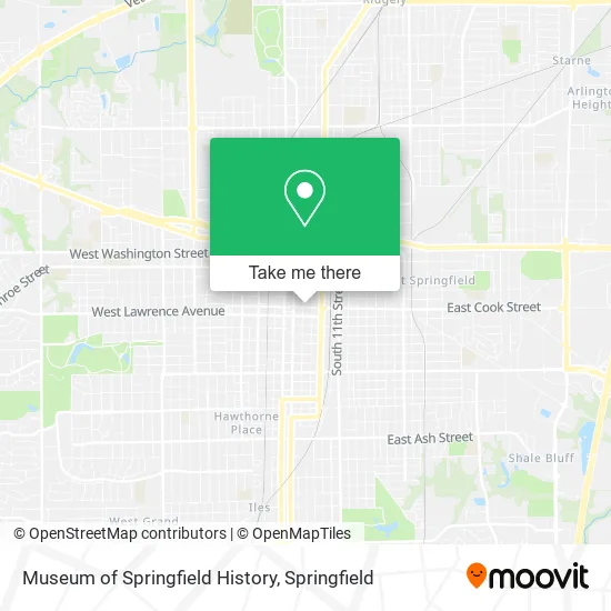 Mapa de Museum of Springfield History