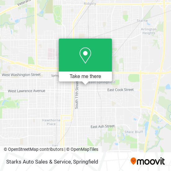 Starks Auto Sales & Service map