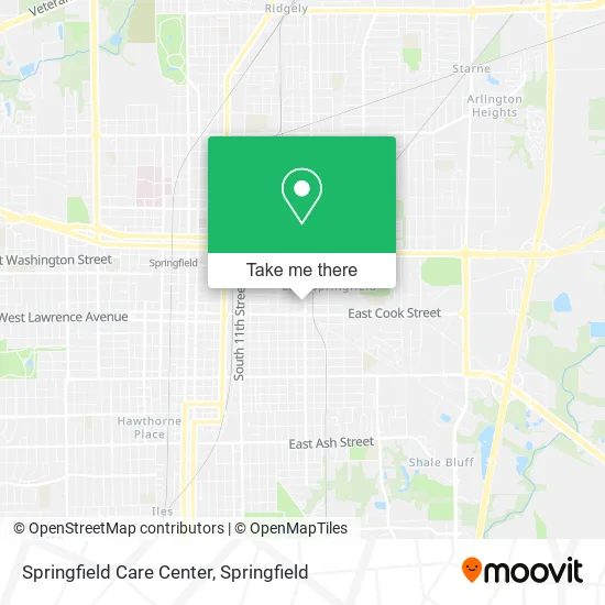 Mapa de Springfield Care Center