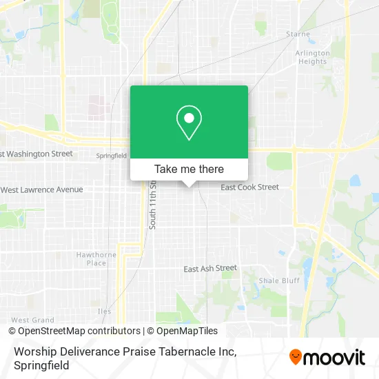 Worship Deliverance Praise Tabernacle Inc map