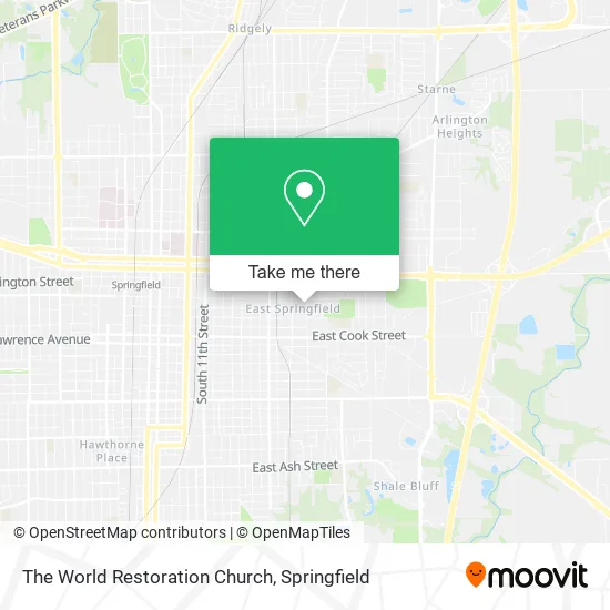 The World Restoration Church map
