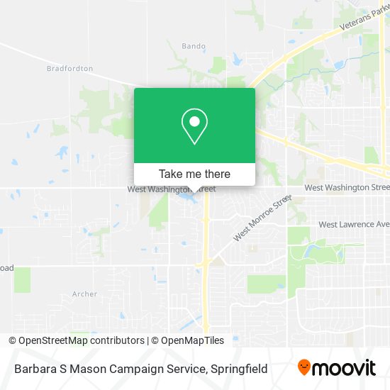 Barbara S Mason Campaign Service map