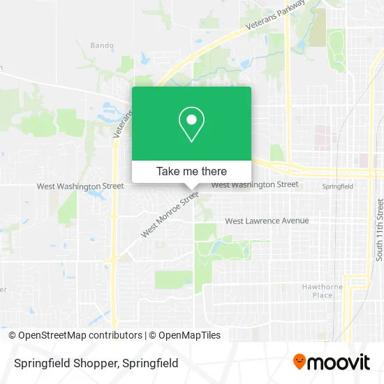 Mapa de Springfield Shopper