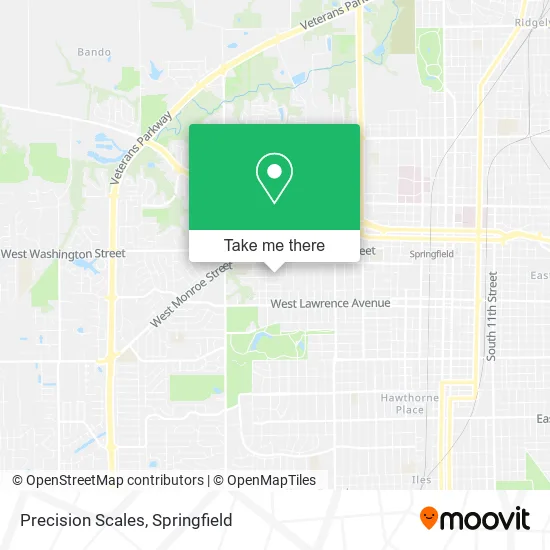 Precision Scales map