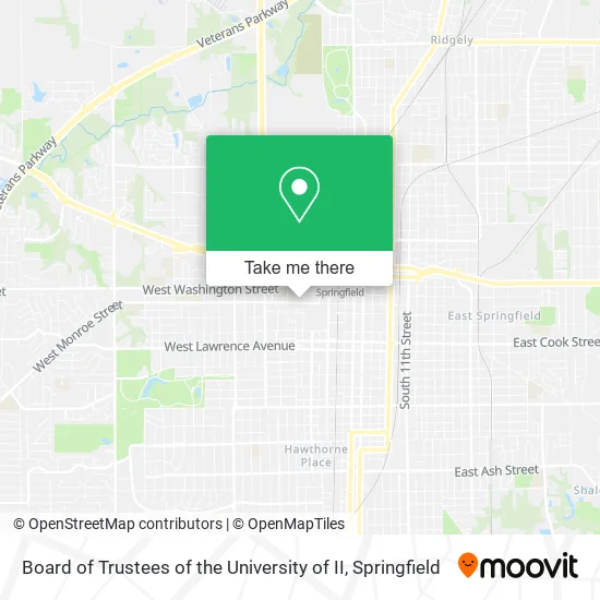 Mapa de Board of Trustees of the University of II