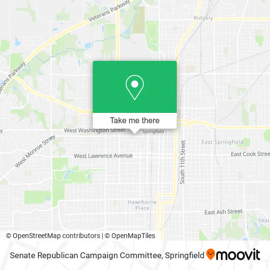 Senate Republican Campaign Committee map