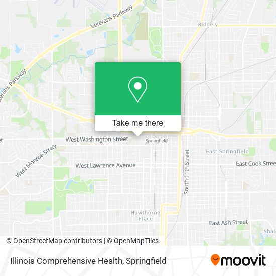 Illinois Comprehensive Health map