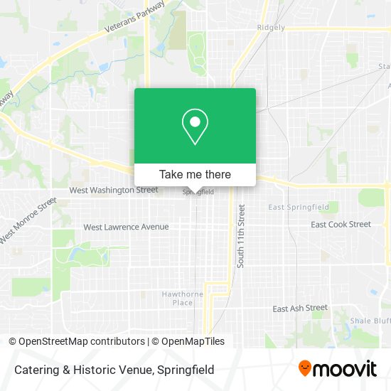 Catering & Historic Venue map
