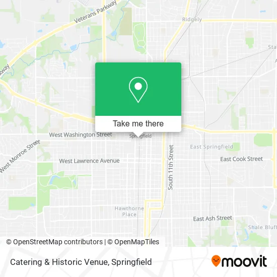 Mapa de Catering & Historic Venue