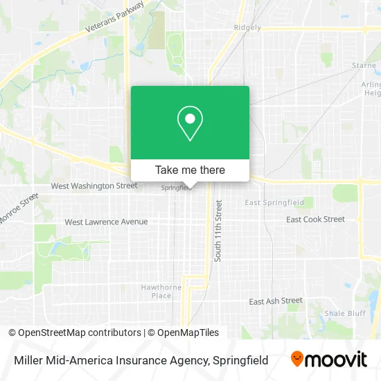 Mapa de Miller Mid-America Insurance Agency