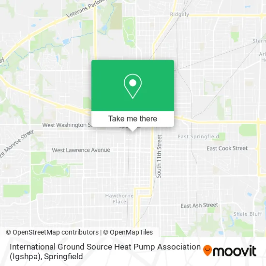 International Ground Source Heat Pump Association (Igshpa) map