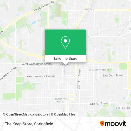 The Keep Store map