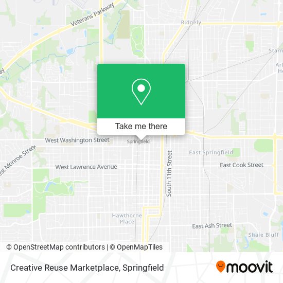 Creative Reuse Marketplace map