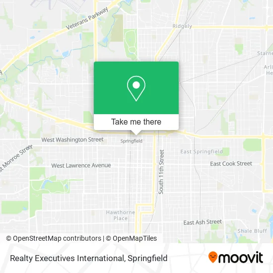Realty Executives International map