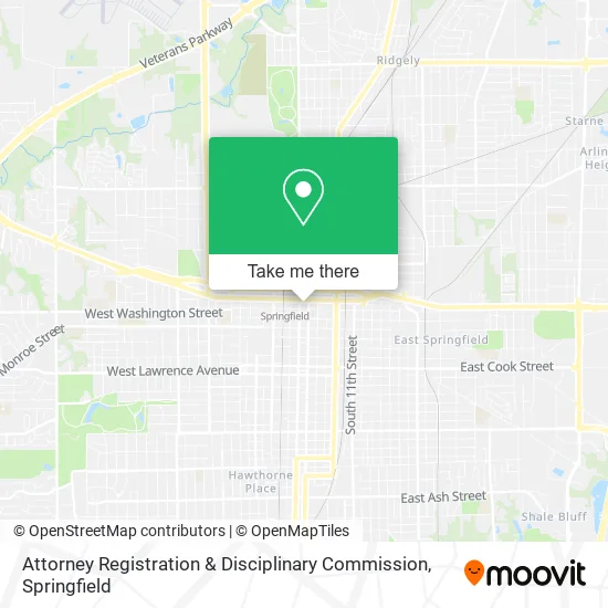 Attorney Registration & Disciplinary Commission map