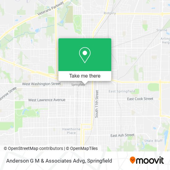 Mapa de Anderson G M & Associates Advg