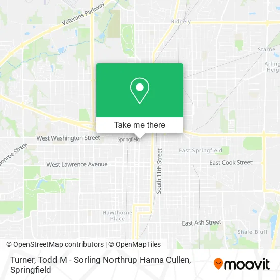 Turner, Todd M - Sorling Northrup Hanna Cullen map