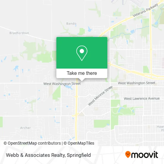 Webb & Associates Realty map