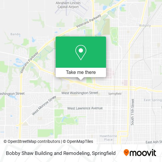 Bobby Shaw Building and Remodeling map