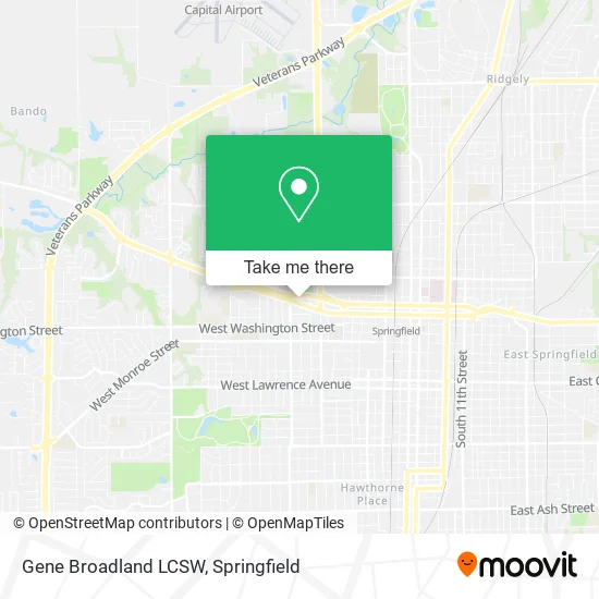 Gene Broadland LCSW map
