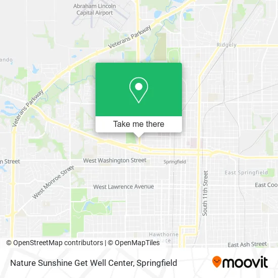 Mapa de Nature Sunshine Get Well Center