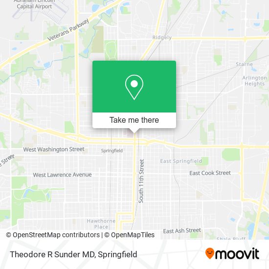 Theodore R Sunder MD map