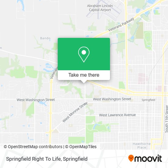 Springfield Right To Life map