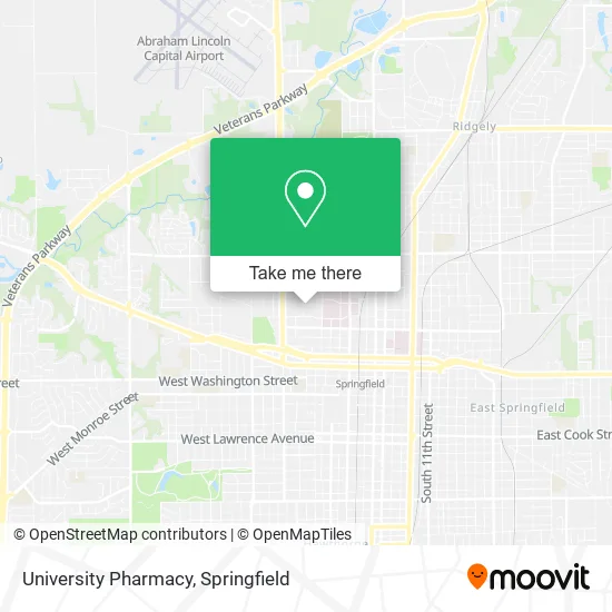 University Pharmacy map